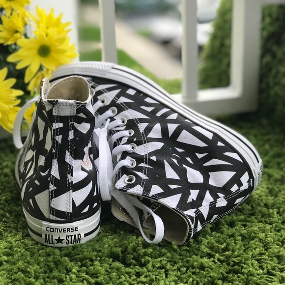 NWT Converse Ctas HI Broken Strips WMNS AUTHENTIC - Picture 4 of 6